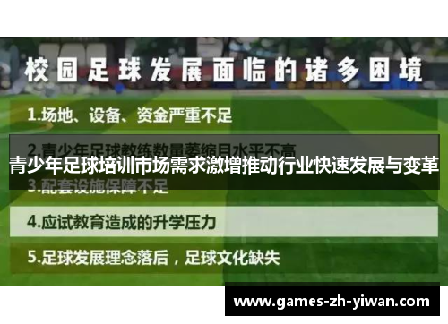 青少年足球培训市场需求激增推动行业快速发展与变革 青少年足球培训市场需求激增推动行业快速发展与变革