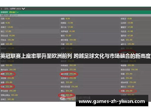 英冠联赛上座率攀升至欧洲前列 跨越足球文化与市场融合的新高度 英冠联赛上座率攀升至欧洲前列 跨越足球文化与市场融合的新高度